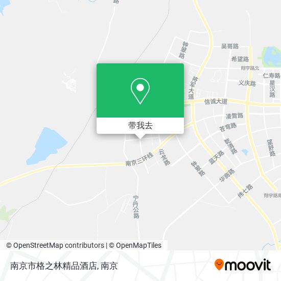 南京市格之林精品酒店地图