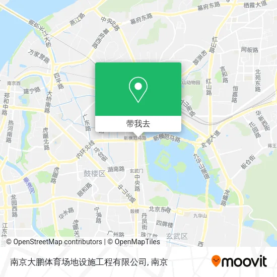 南京大鹏体育场地设施工程有限公司地图