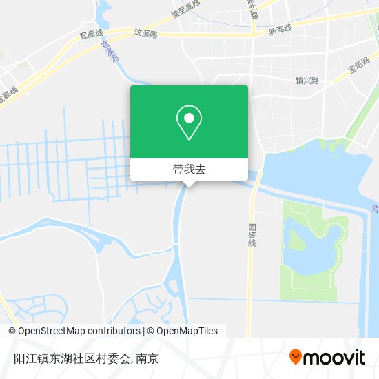 阳江镇东湖社区村委会地图