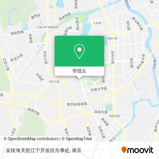 金陵海关驻江宁开发区办事处地图