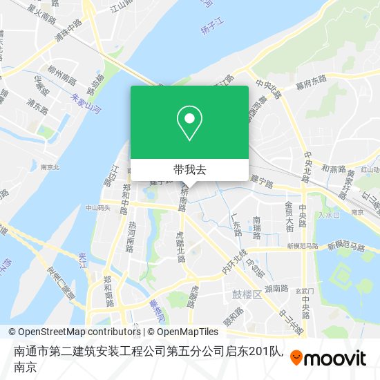 南通市第二建筑安装工程公司第五分公司启东201队地图