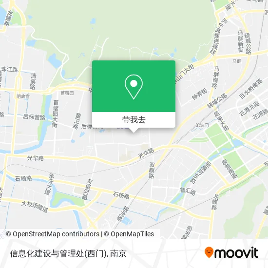 信息化建设与管理处(西门)地图