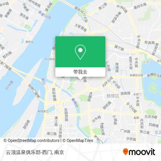 云顶温泉俱乐部-西门地图
