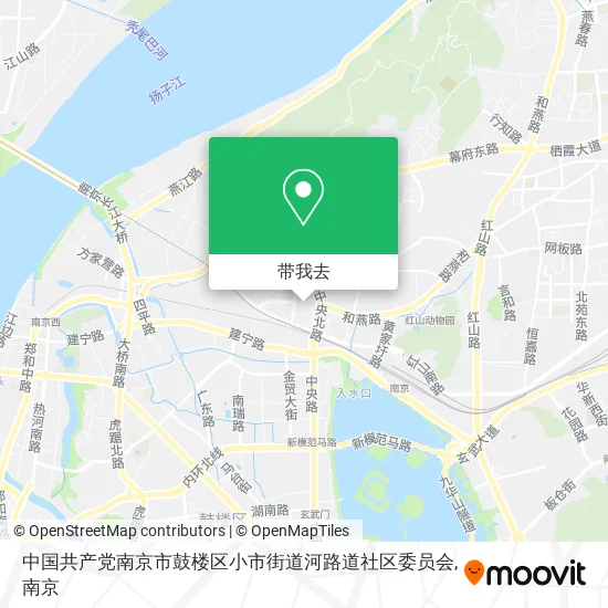 中国共产党南京市鼓楼区小市街道河路道社区委员会地图