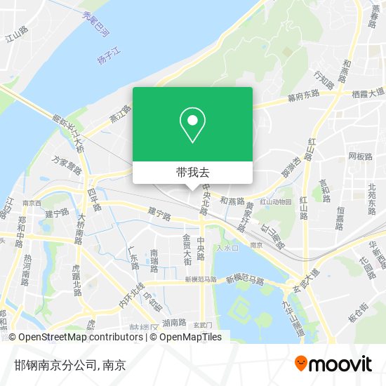 邯钢南京分公司地图