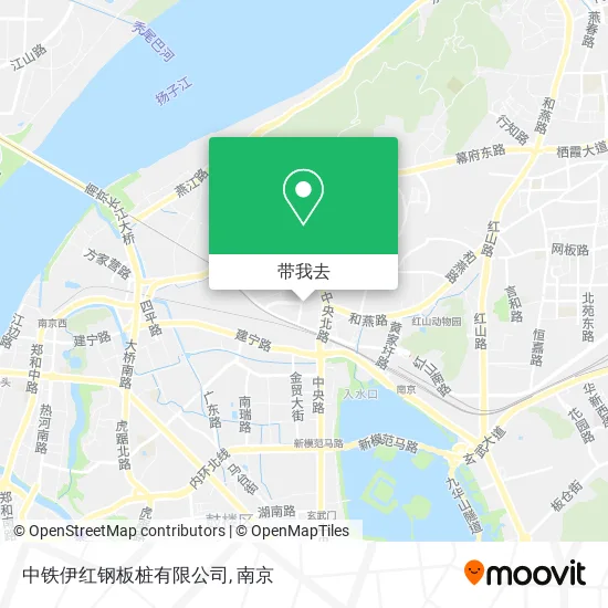 中铁伊红钢板桩有限公司地图