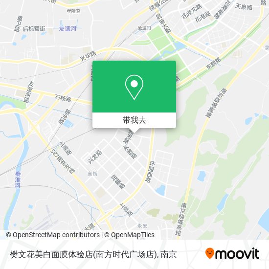 樊文花美白面膜体验店(南方时代广场店)地图