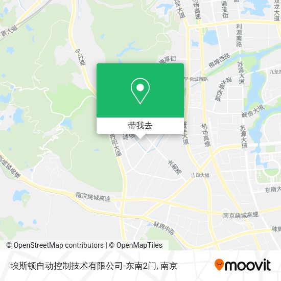 埃斯顿自动控制技术有限公司-东南2门地图