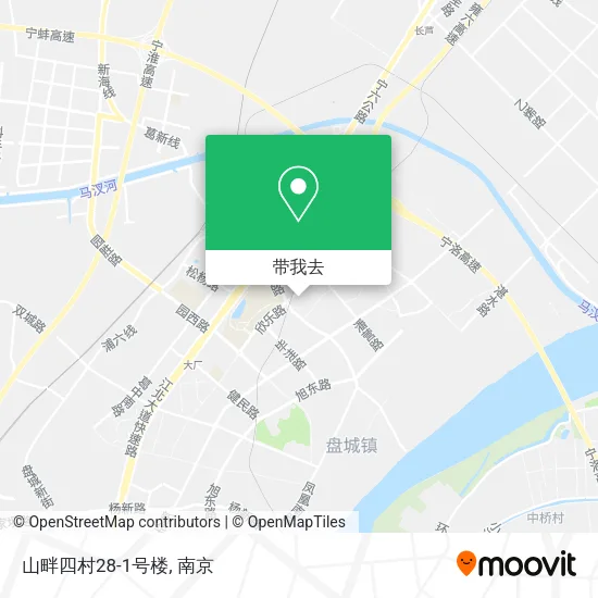 山畔四村28-1号楼地图