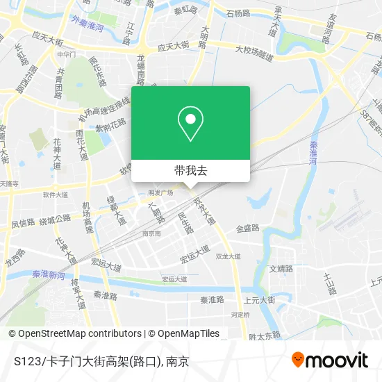 S123/卡子门大街高架(路口)地图