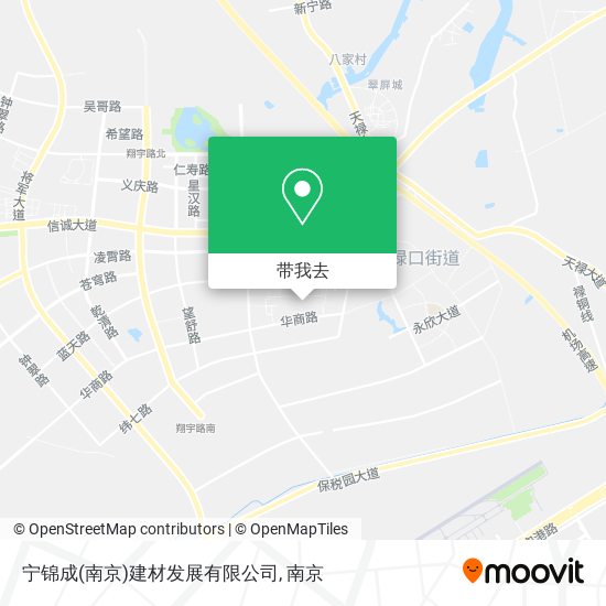 宁锦成(南京)建材发展有限公司地图