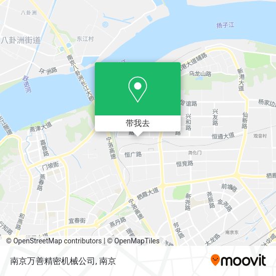 南京万善精密机械公司地图