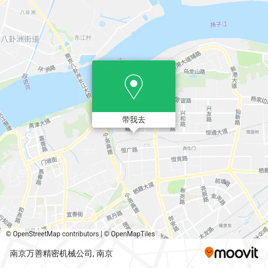 南京万善精密机械公司地图