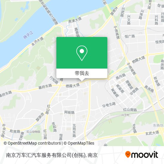 南京万车汇汽车服务有限公司(创拓)地图