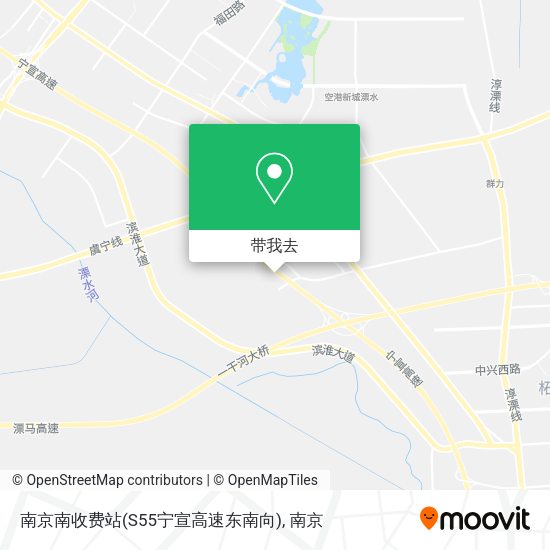 南京南收费站(S55宁宣高速东南向)地图