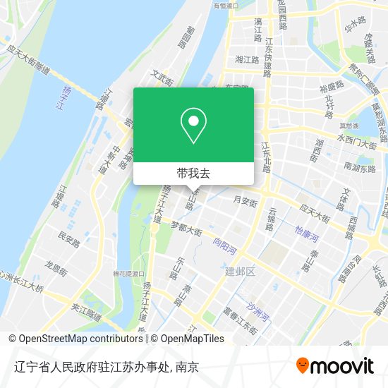 辽宁省人民政府驻江苏办事处地图