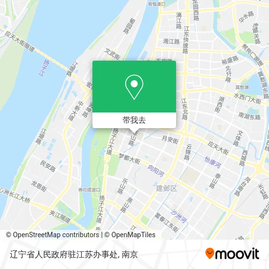 辽宁省人民政府驻江苏办事处地图