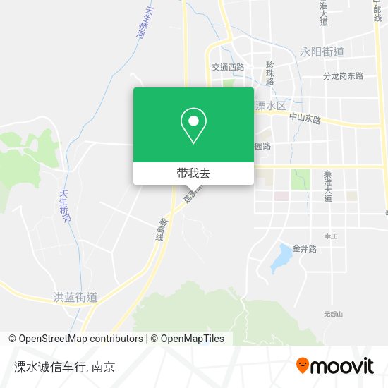 溧水诚信车行地图