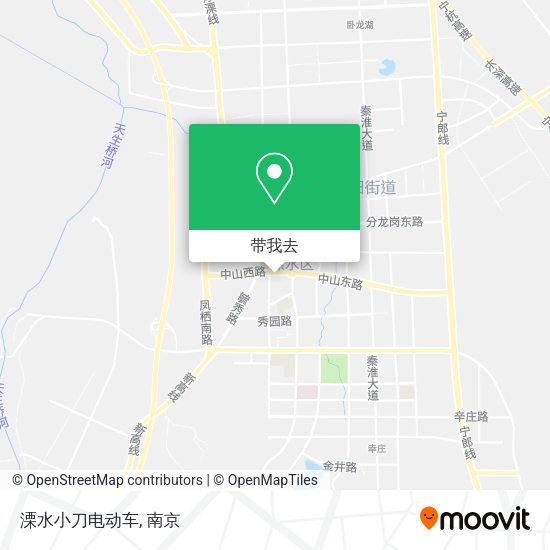 溧水小刀电动车地图