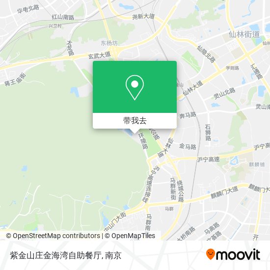 紫金山庄金海湾自助餐厅地图