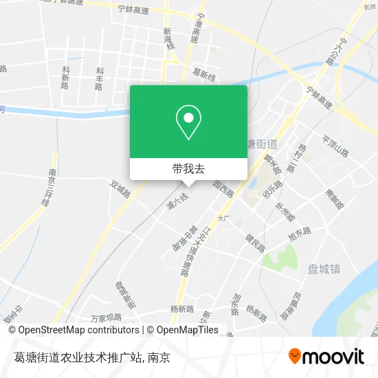 葛塘街道农业技术推广站地图