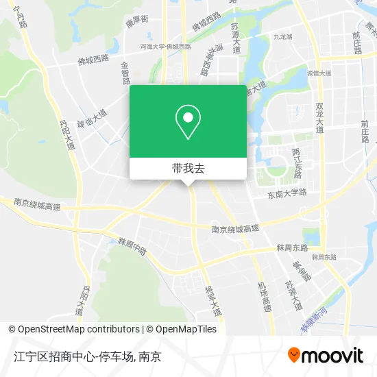 江宁区招商中心-停车场地图