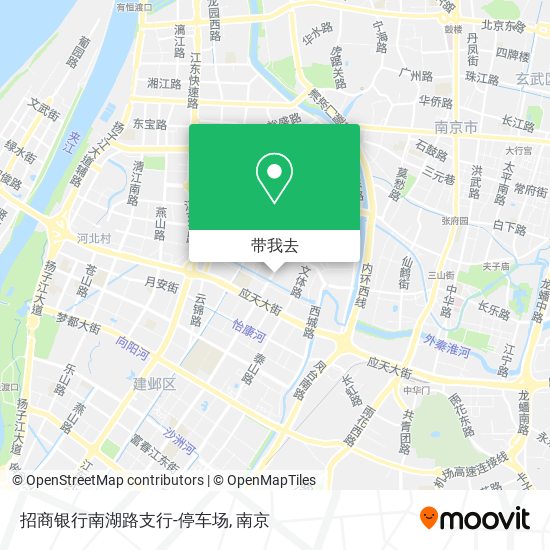 招商银行南湖路支行-停车场地图