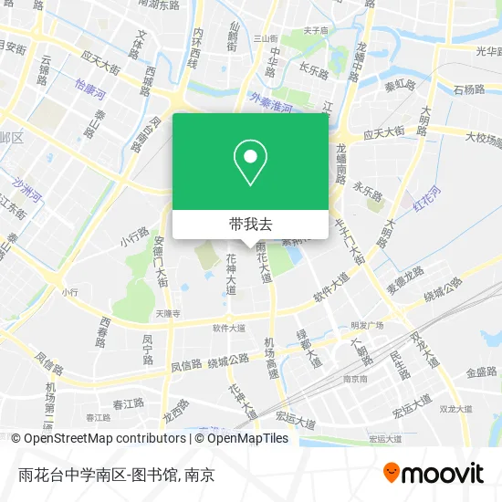 雨花台中学南区-图书馆地图