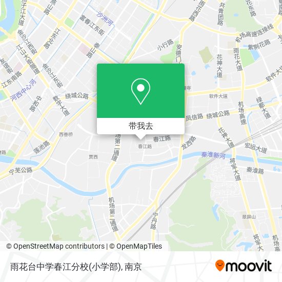 雨花台中学春江分校(小学部)地图