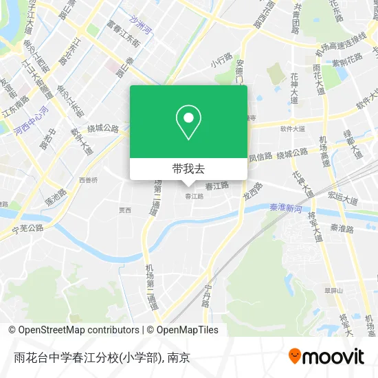 雨花台中学春江分校(小学部)地图