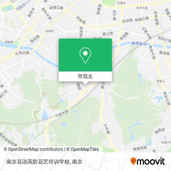 南京花诣高阶花艺培训学校地图