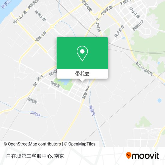自在城第二客服中心地图