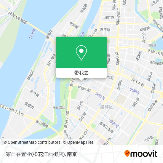 家自在置业(松花江西街店)地图