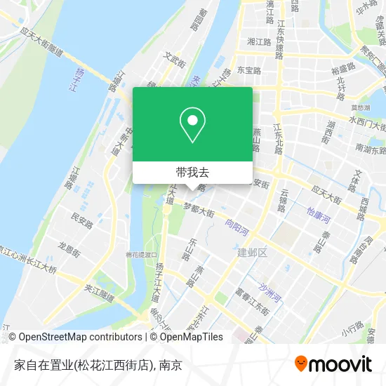 家自在置业(松花江西街店)地图