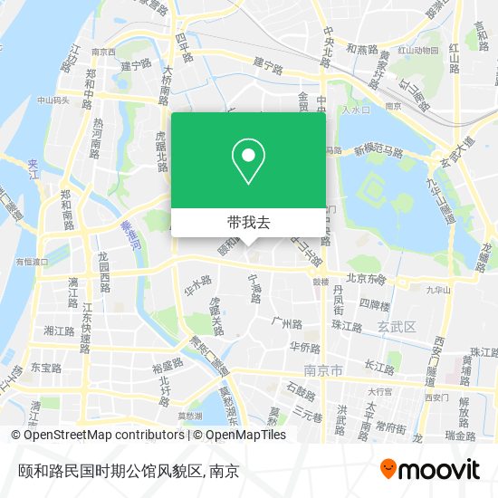 颐和路民国时期公馆风貌区地图