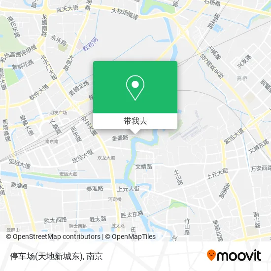 停车场(天地新城东)地图