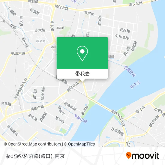 桥北路/桥荫路(路口)地图