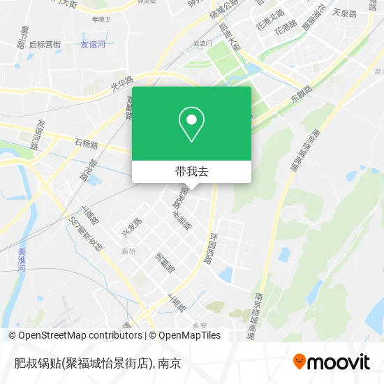 肥叔锅贴(聚福城怡景街店)地图