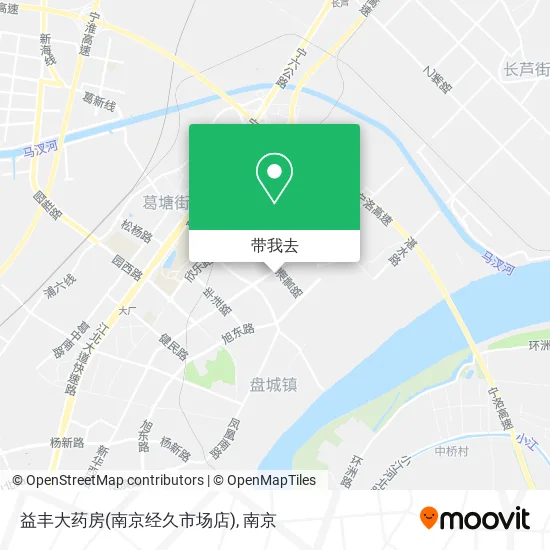 益丰大药房(南京经久市场店)地图