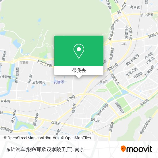 东锦汽车养护(顺欣茂孝陵卫店)地图