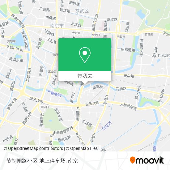 节制闸路小区-地上停车场地图