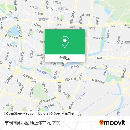 节制闸路小区-地上停车场地图
