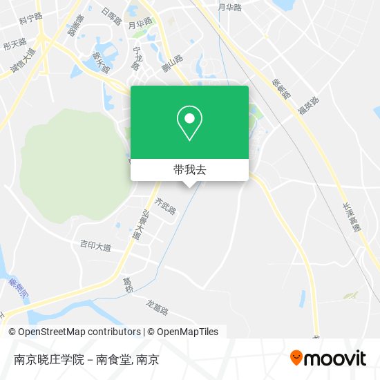南京晓庄学院－南食堂地图