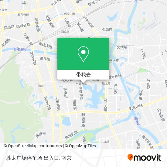 胜太广场停车场-出入口地图