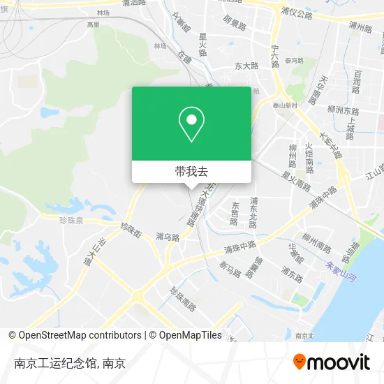 南京工运纪念馆地图