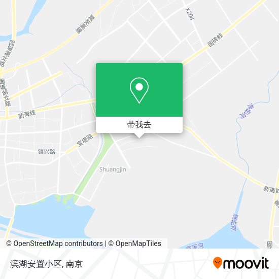 滨湖安置小区地图