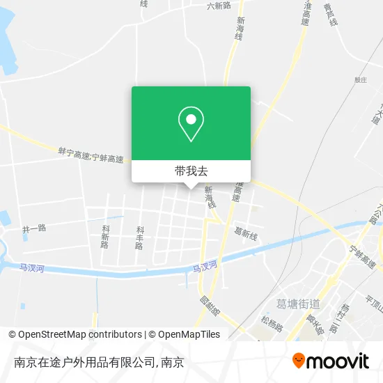 南京在途户外用品有限公司地图