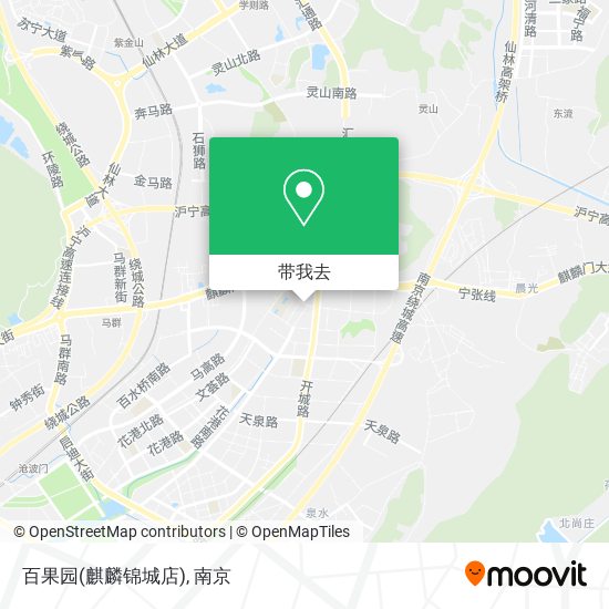 百果园(麒麟锦城店)地图