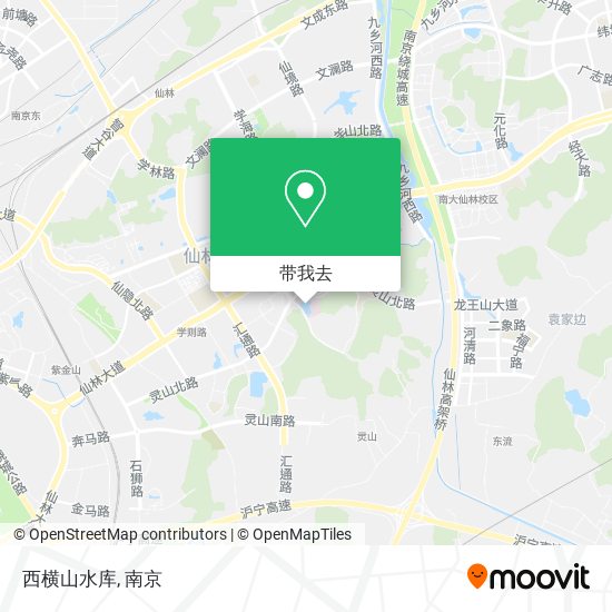 西横山水库地图
