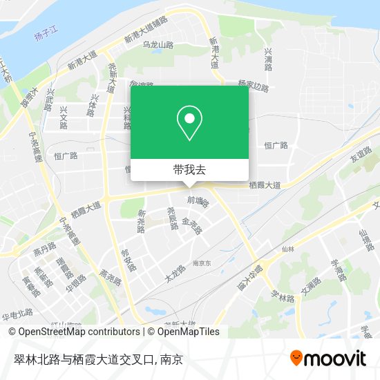 翠林北路与栖霞大道交叉口地图